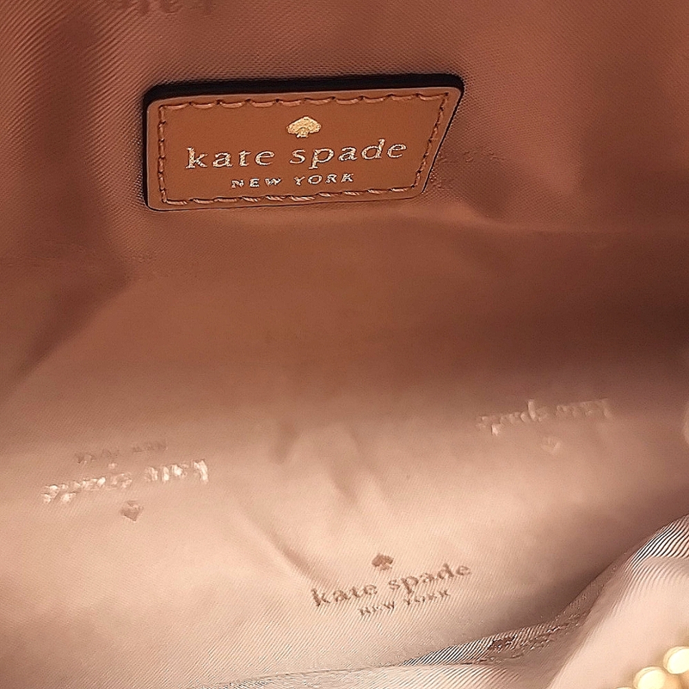 Kate Spade Ivy Street Amy Crossbody Bag Purse Tiramisu Mousse - Picture 16 of 16